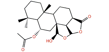 6a-Acetoxy-17b-hydroxy-15,17-oxidospongian-16-one